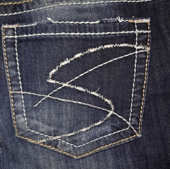 Silver SANTORINI Cropped Jeans sz 36 / 27 - Picture 5 of 5